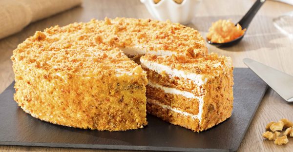 TARTA ZANAHORIA Y NUECES 14 PORC