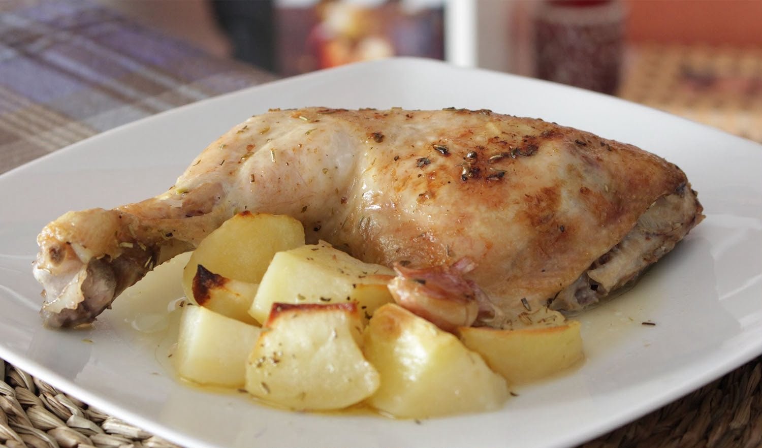 CUARTO TRASERO POLLO COCINADO 4.5KG