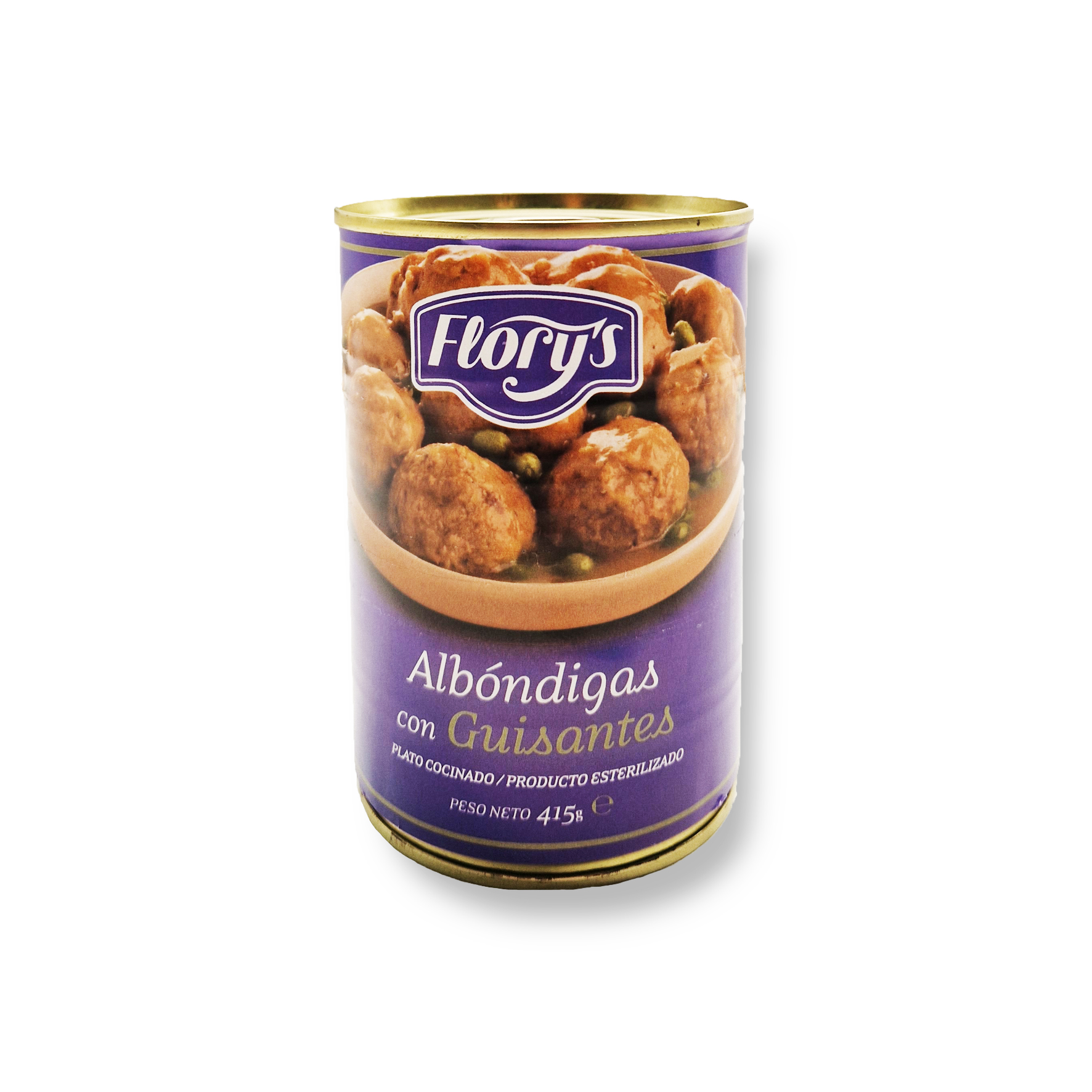 ALBONDIGAS CON GUISANTES LATA 500GR
