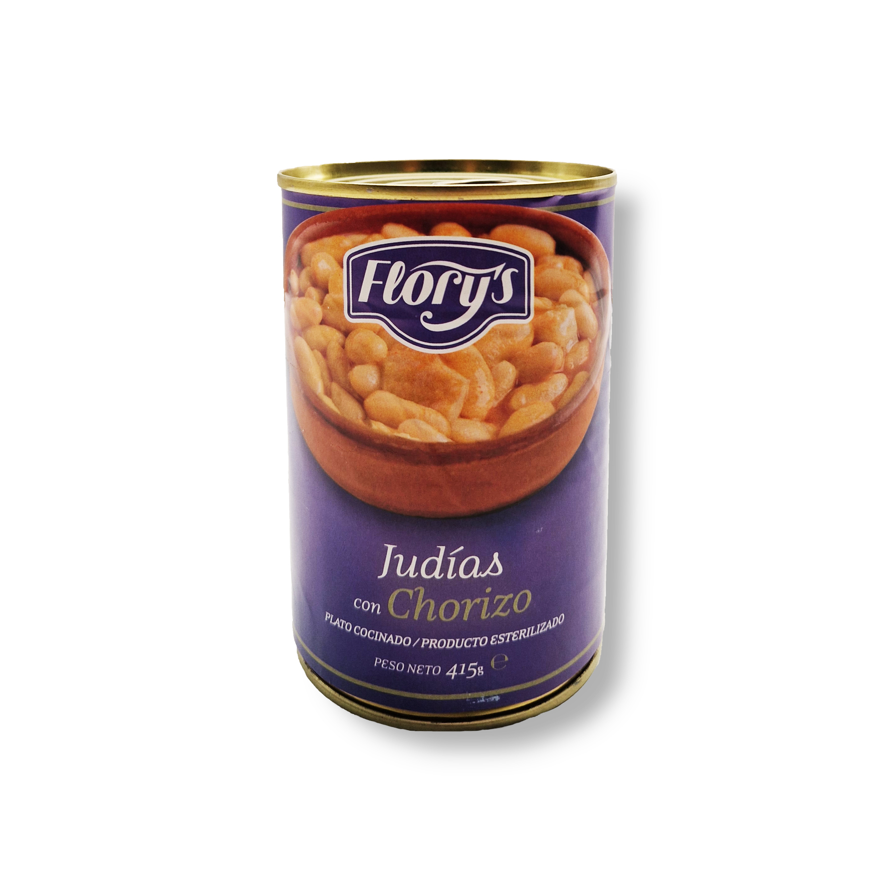 JUDIAS CON CHORIZO LATA 500GR