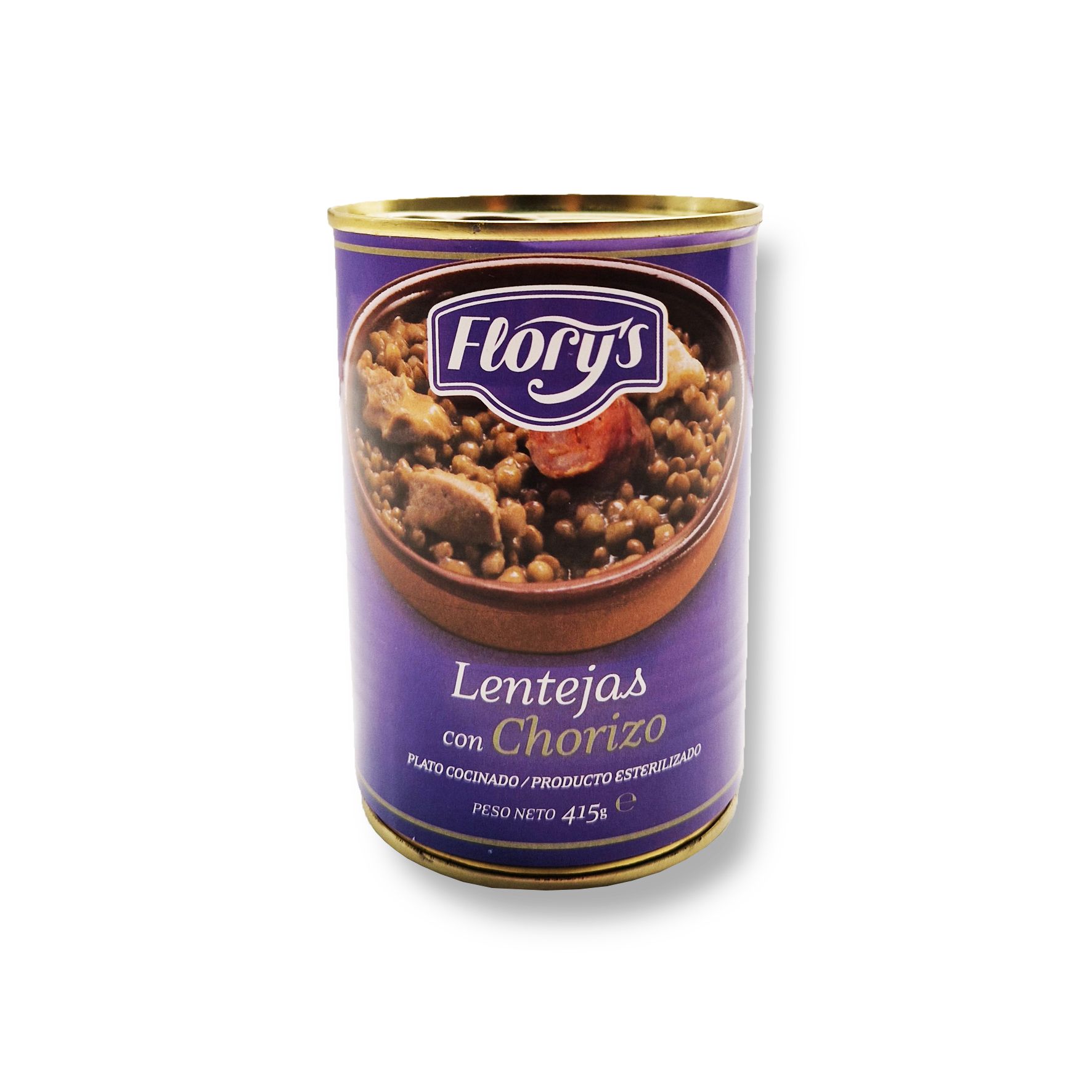 LENTEJAS CON CHORIZO LATA 500GR