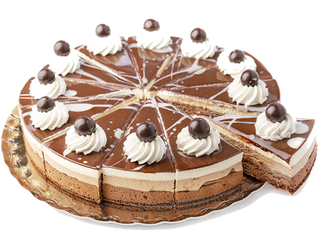 TARTA TRES CHOCOLATES 12 PORC