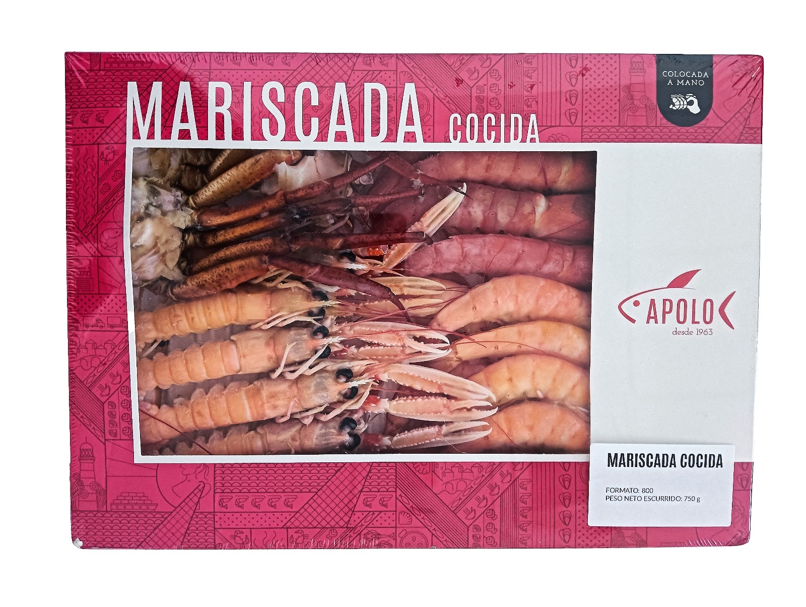 MARISCADA COCIDA 800GRS APOLO