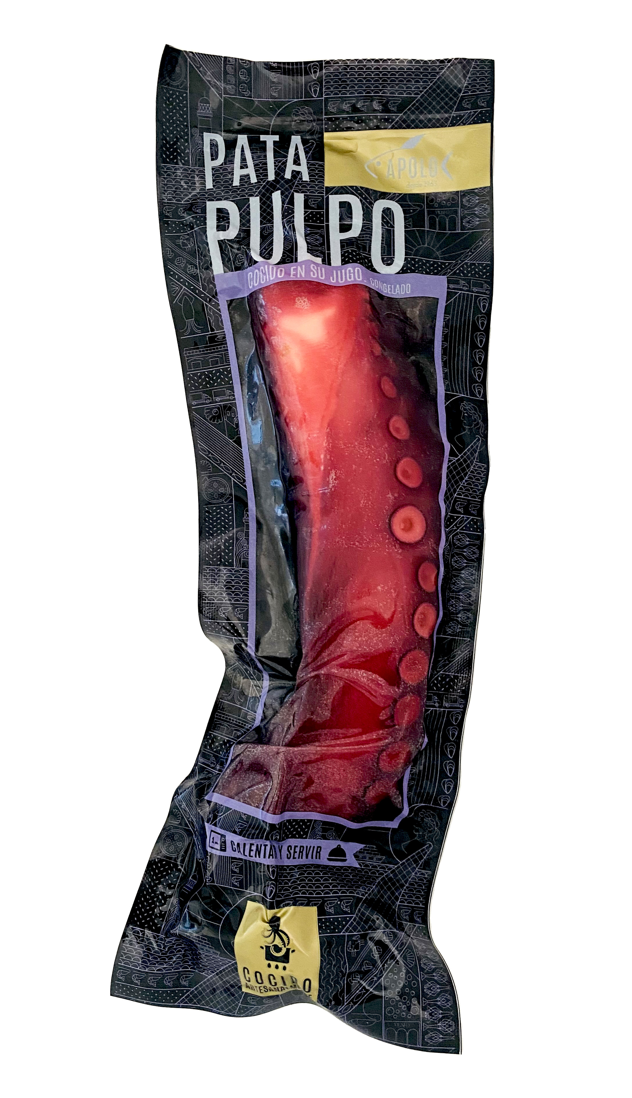 PULPO PATA COCIDA 150/250 APOLO