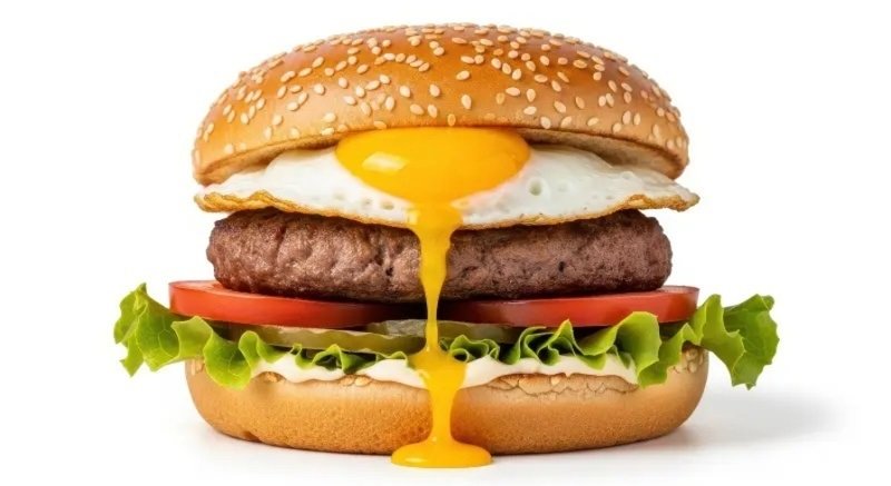MAXIBURGUER CON HUEVO FRITO 8UND