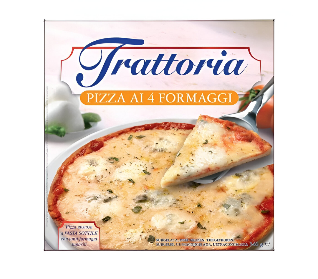 PIZZA 4 FORMAGGI 5X345GRS TRATTORIA