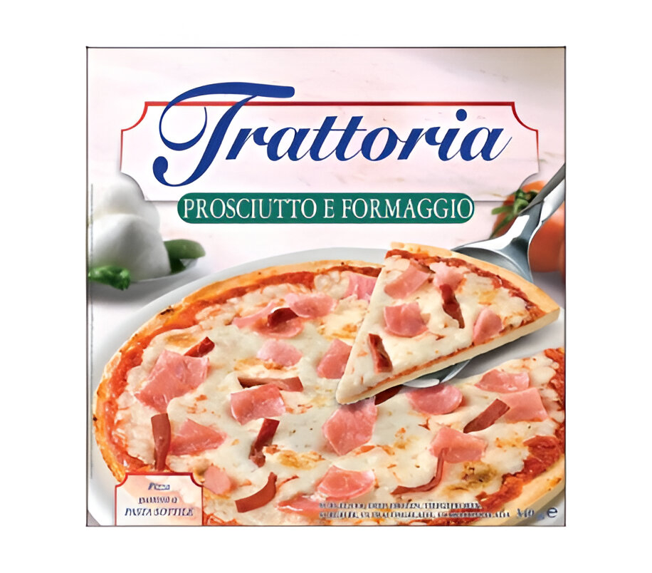 PIZZA PROSCIUTTO  5X340GRS TRATTORIA