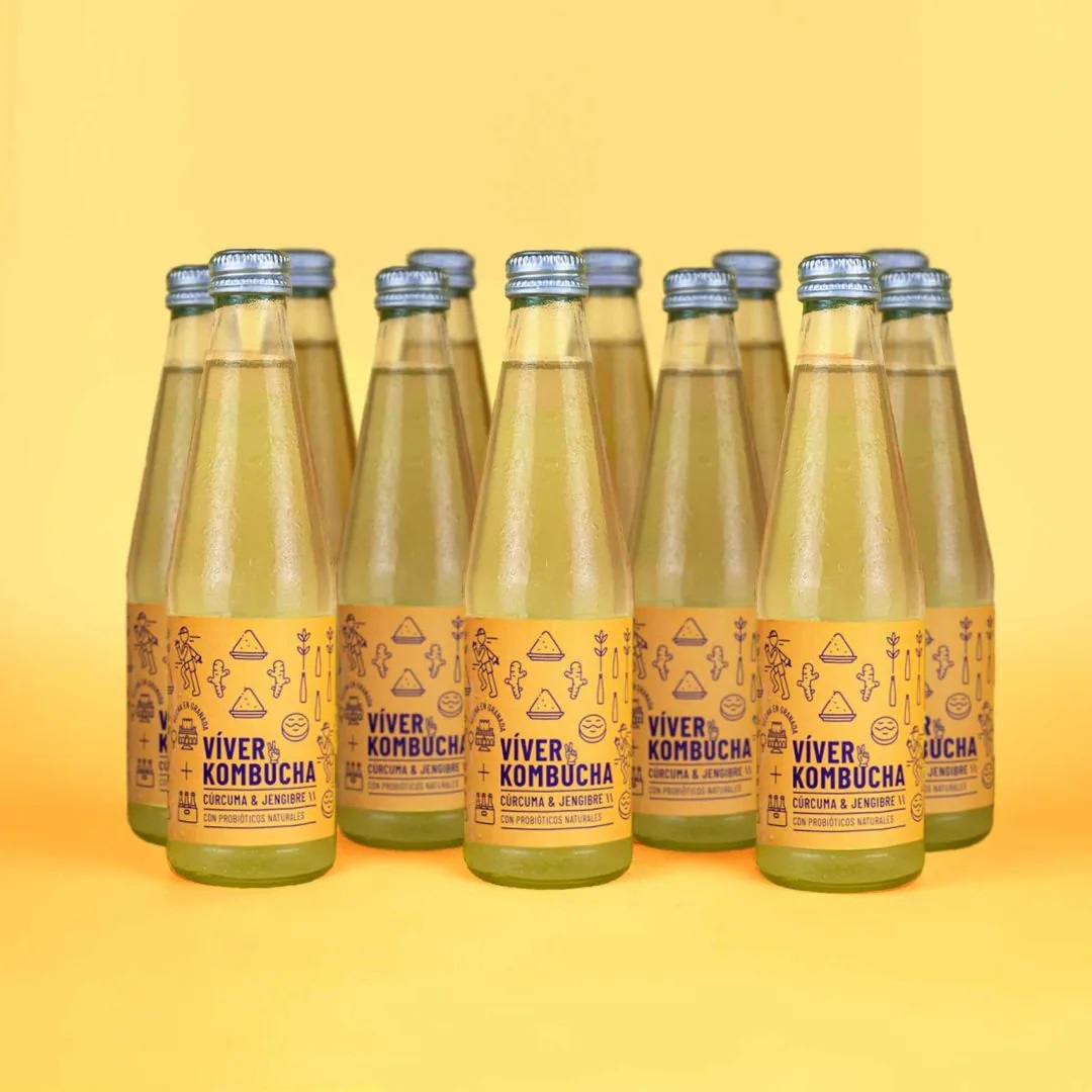 *KOMBUCHA CURCUMA-JENGIBRE 12X330ML