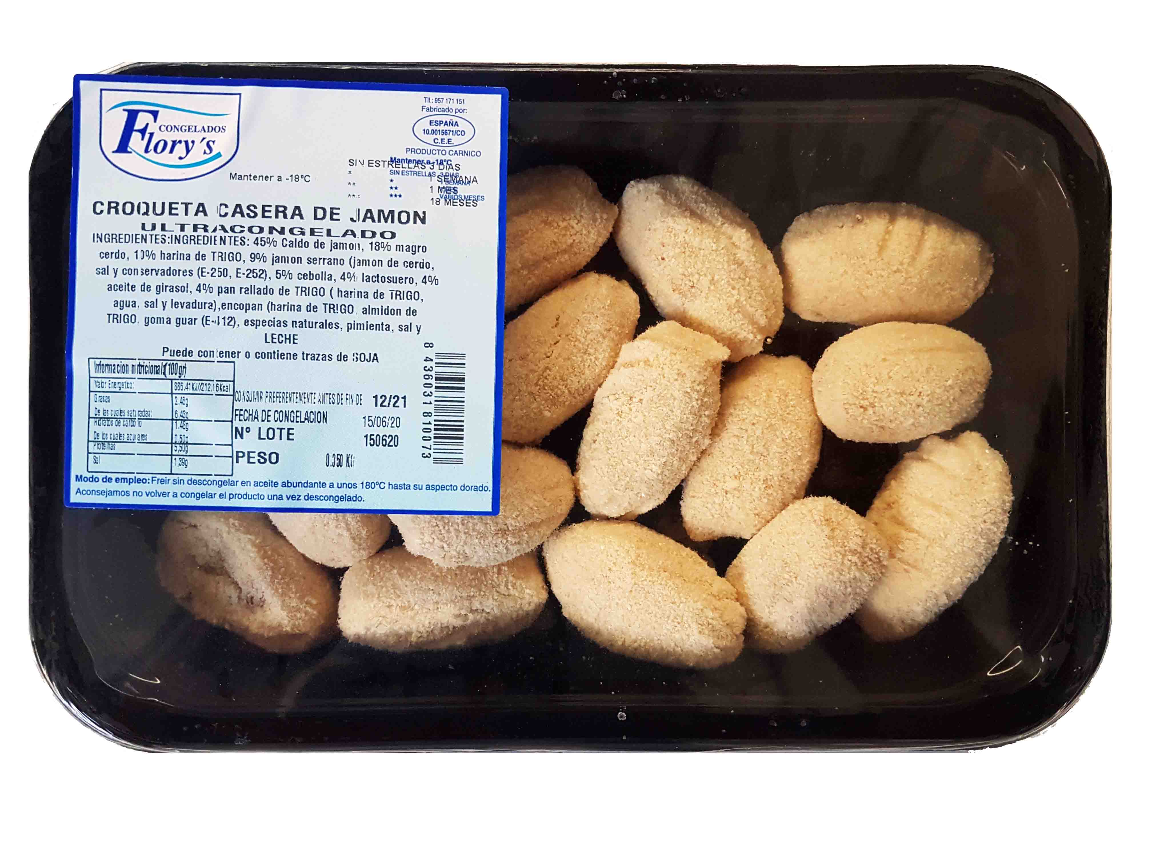 BANDEJA CROQUETAS CASERAS 10X350GRS