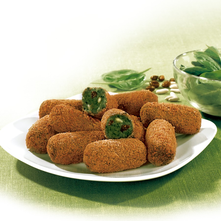 CROQUETA ESPIN. PIÑONES- PASAS 4X1KG